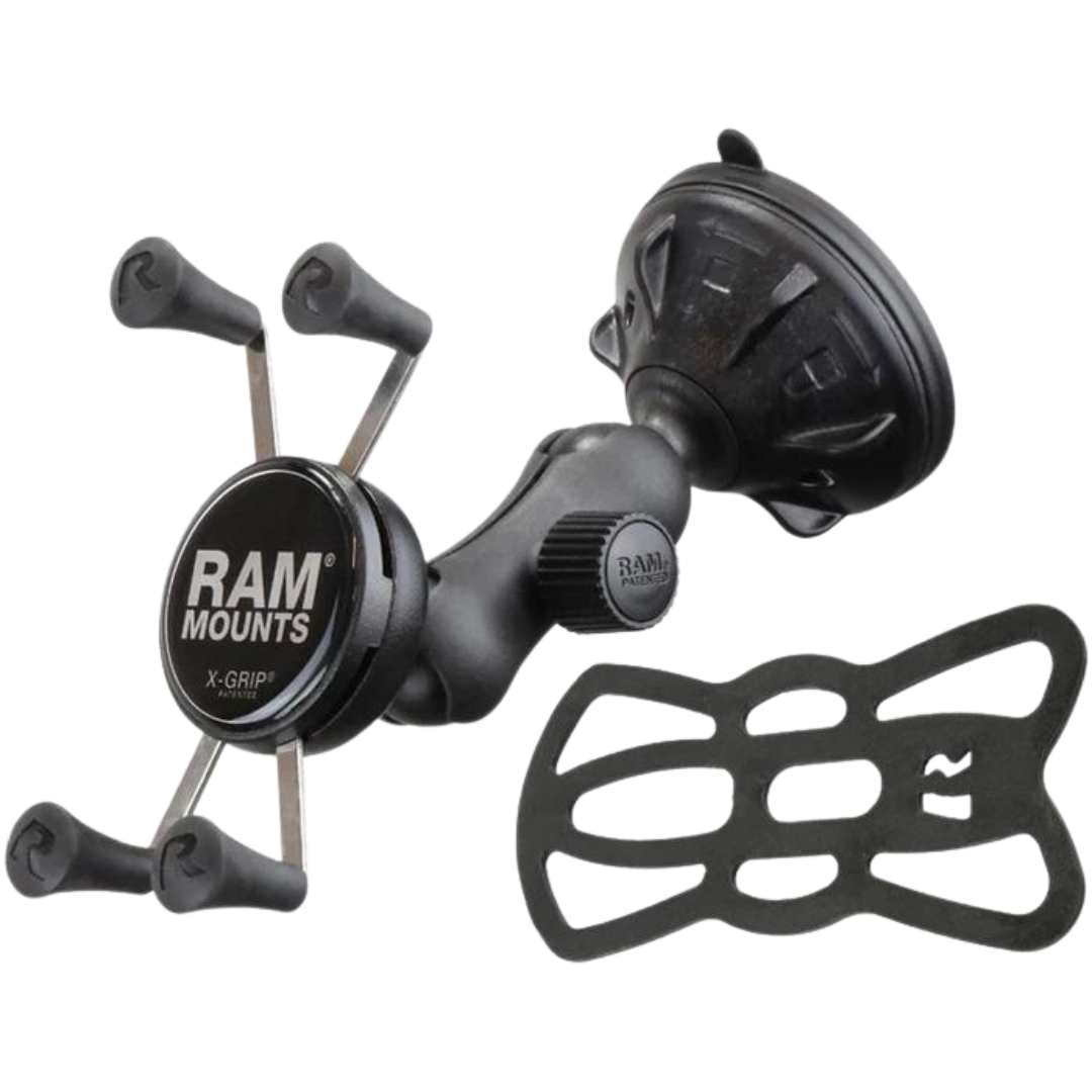 SOPORTE PARA TELÉFONO RAM X-GRIP CON BASE DE SUCCIÓN DE PERFIL BAJO RAM TWIST-LOCK™