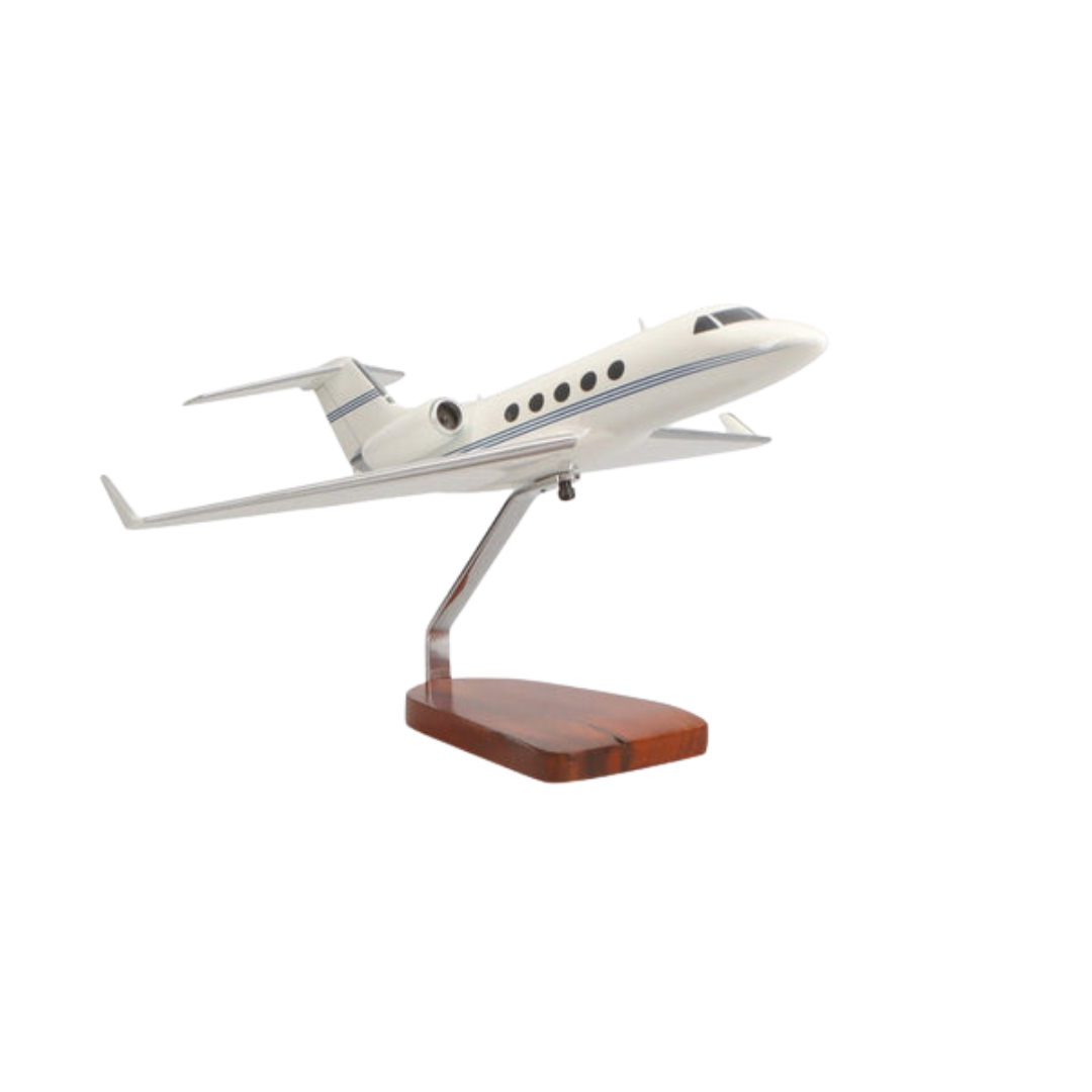 GULFSTREAM III EDICIÓN LIMITADA MODELO GRANDE EN CAOBA