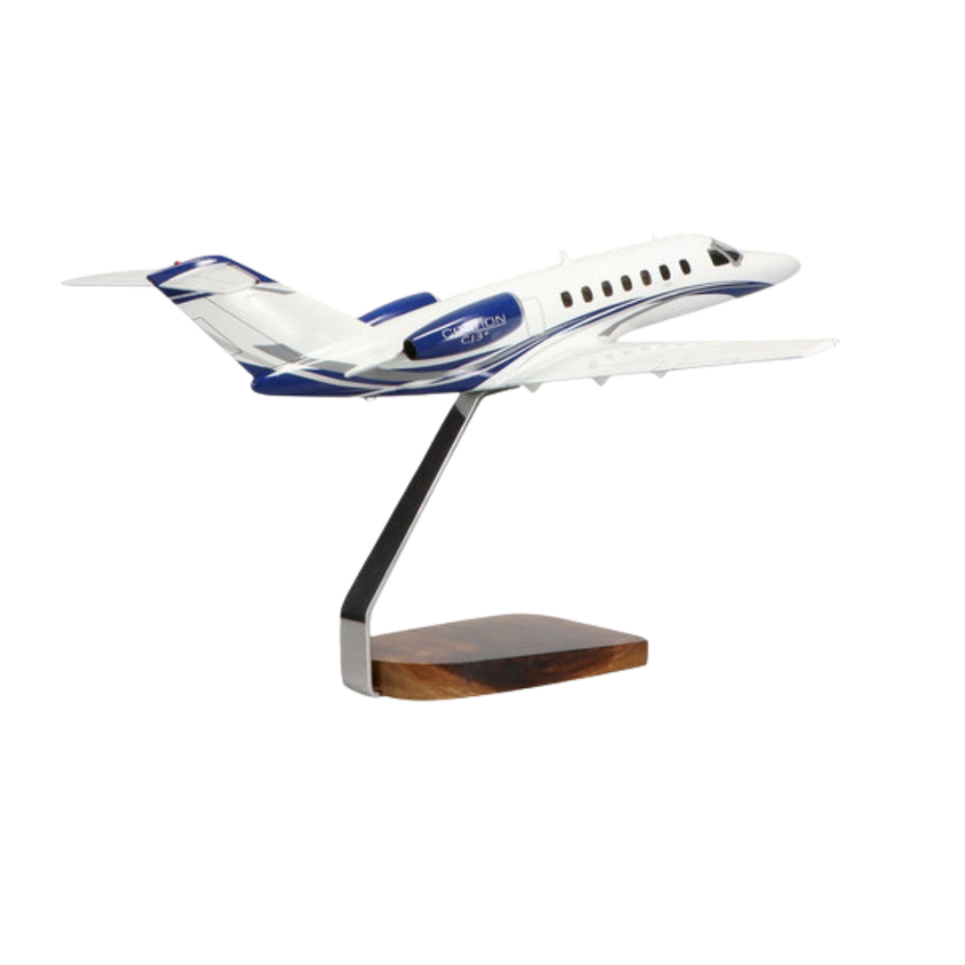 CESSNA® CITATION CJ3+ MODELO GRANDE DE CAOBA DE EDICIÓN LIMITADA CON DOSEL TRANSPARENTE