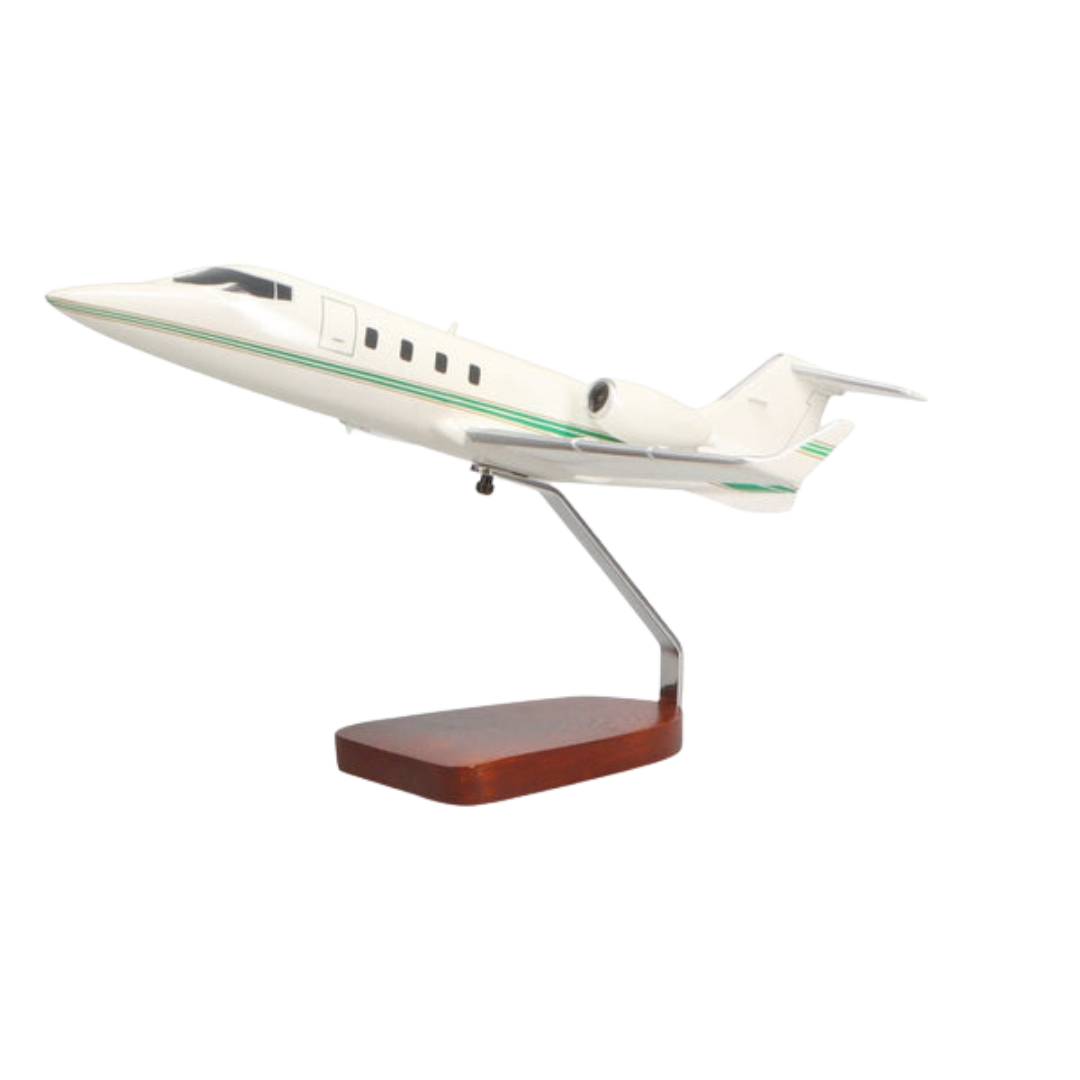 MODELO GRANDE DE CAOBA DE EDICIÓN LIMITADA LEARJET 55