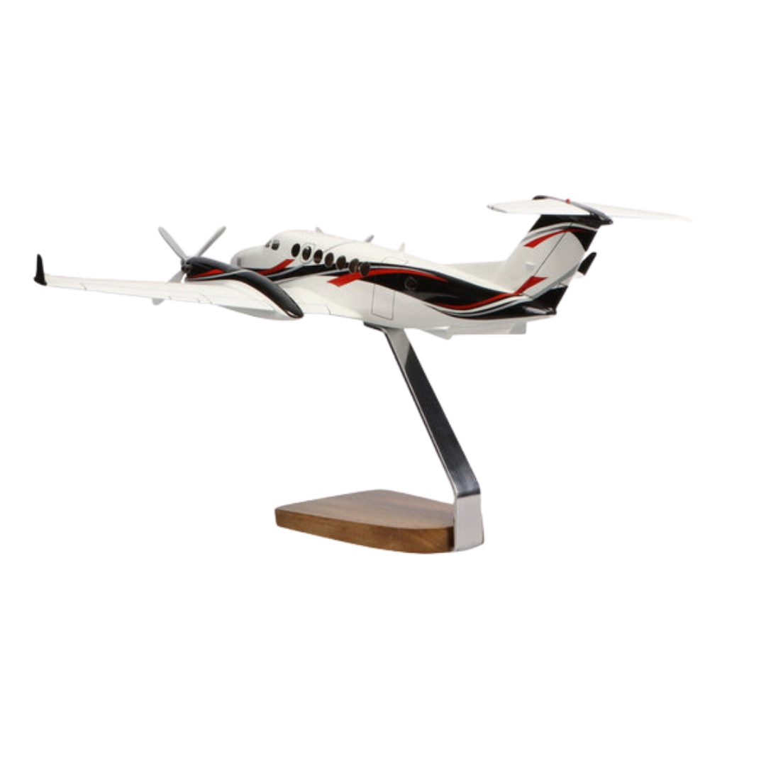 BEECHCRAFT® KING AIR 360ER MODELO GRANDE DE CAOBA DE EDICIÓN LIMITADA CON DOSEL TRANSPARENTE