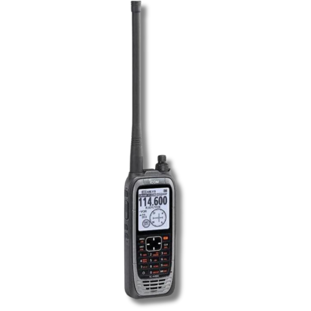 TRANSCEPTOR VHF PORTÁTIL ICOM IC-A25N (NAV/COM/VOR Y GPS)