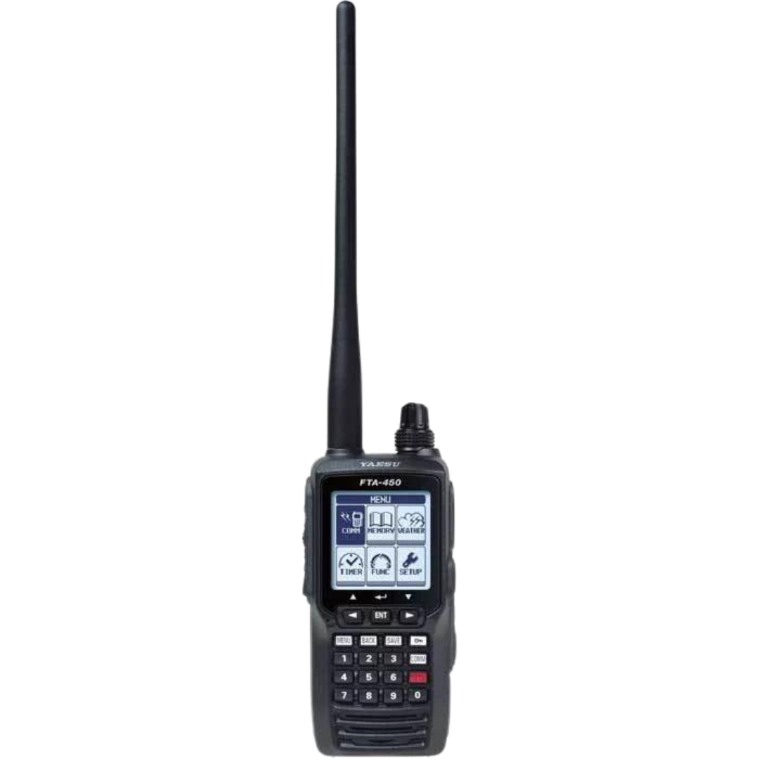 TRANSCEPTOR VHF PORTÁTIL DE IONES DE LITIO YAESU FTA-450L (SÓLO COMUNICACIÓN)